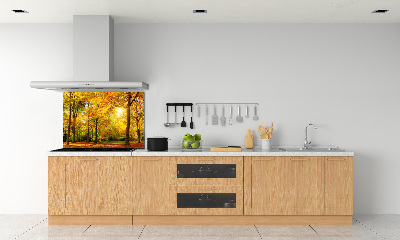 Dekorační panel sklo Podzimní les