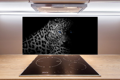 Skleněný panel do kuchyně Leopard