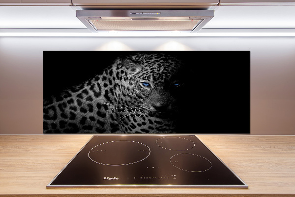 Skleněný panel do kuchyně Leopard