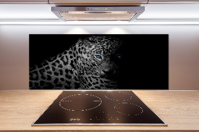 Skleněný panel do kuchyně Leopard