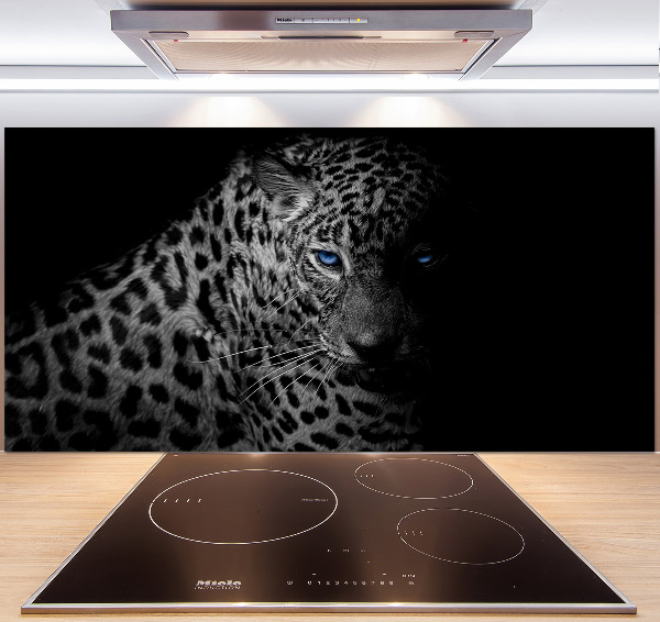 Skleněný panel do kuchyně Leopard
