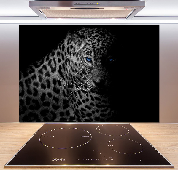 Skleněný panel do kuchyně Leopard