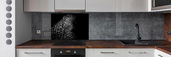 Skleněný panel do kuchyně Leopard