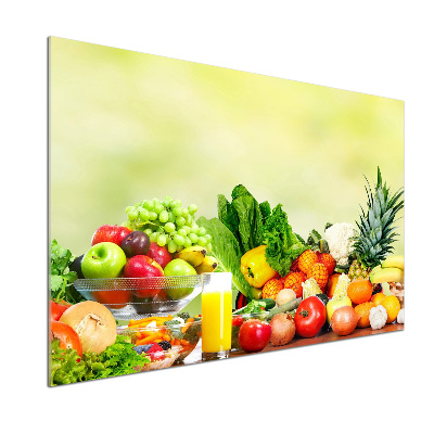 Panel do kuchyně Zelenina a ovoce