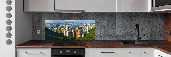 Panel do kuchyně Hongkong panorama