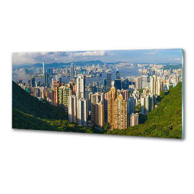 Panel do kuchyně Hongkong panorama