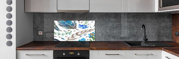 Panel do kuchyně Pera a květiny