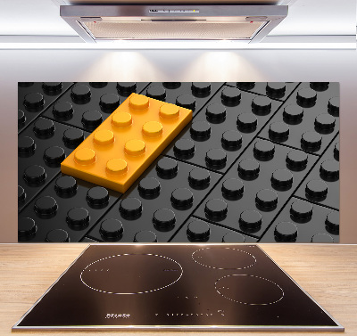 Dekorační panel sklo Kostky lego