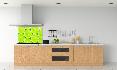 Skleněný panel do kuchyně Limetky