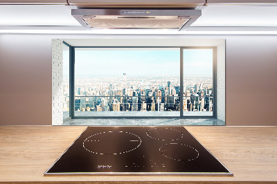 Panel do kuchyně Pohled na město