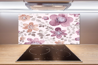 Panel do kuchyně Květinový vzor