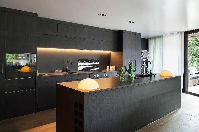Panel do kuchyně Černobílé pásky