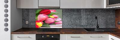 Panel do kuchyně Barevné tulipány