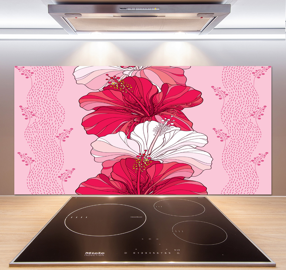 Panel do kuchyně Havajské květiny
