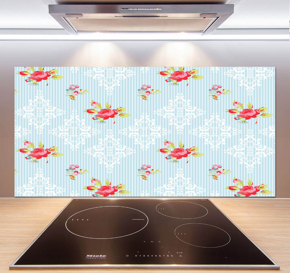 Panel do kuchyně Růže a ornamenty