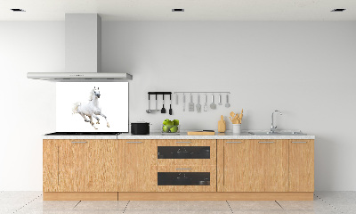 Panel do kuchyně Bílý arabský kůň