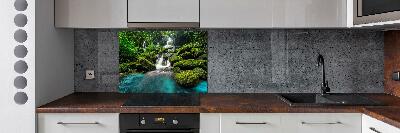 Panel do kuchyně Vodopád v džungli