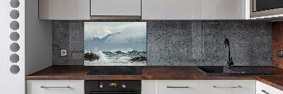 Panel do kuchyně Rozbouřené moře