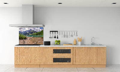Panel do kuchyně Jezero v horách