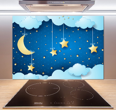 Dekorační panel sklo Noční nebe