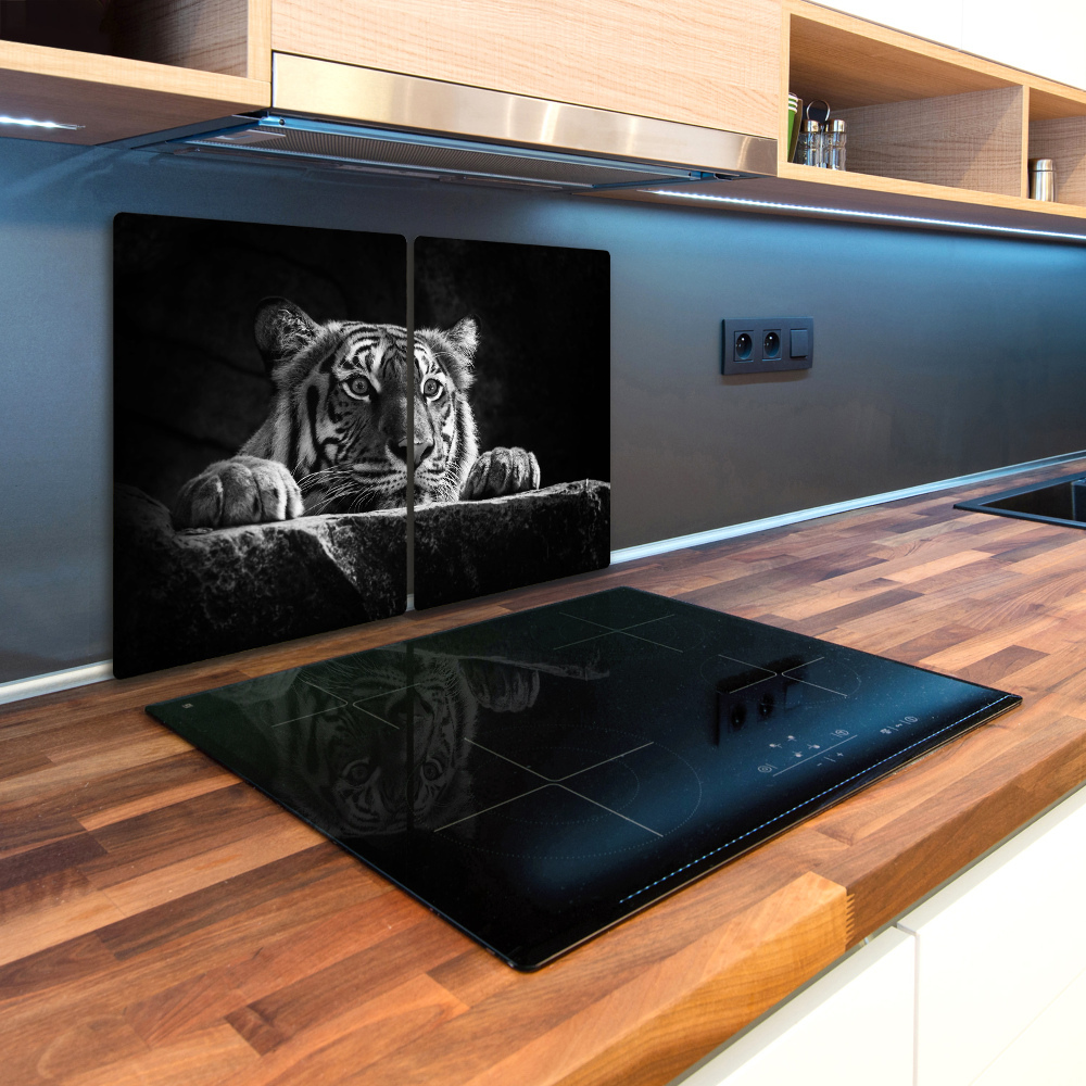 Kuchyňská deska skleněná Tygr