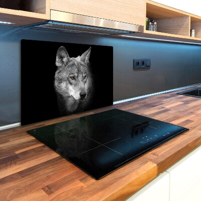 Kuchyňská deska skleněná Vlk