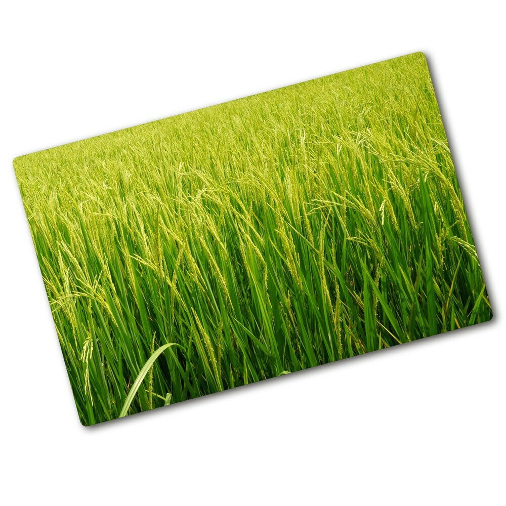 Deska na krájení skleněná Rýžové pole