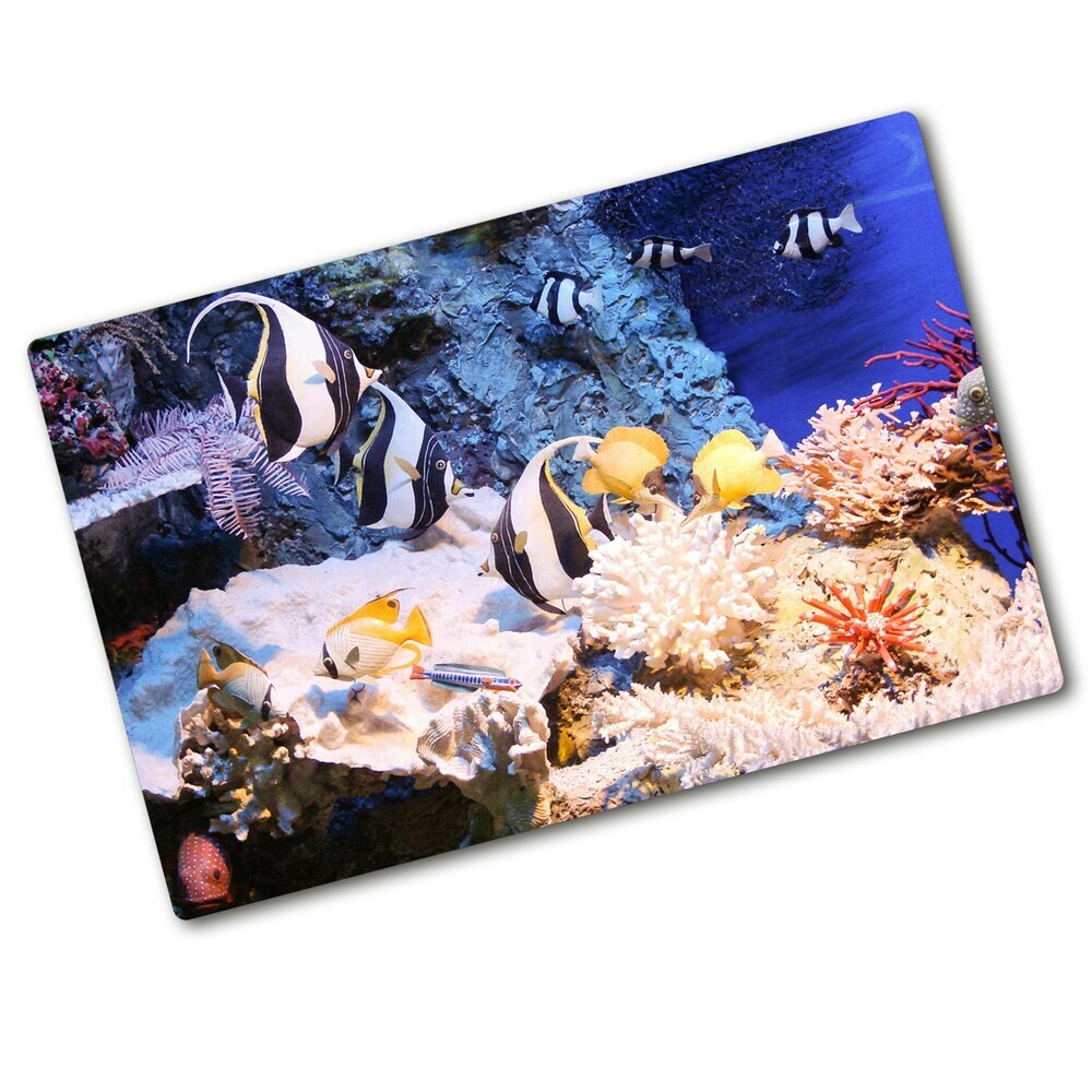 Kuchyňská deska skleněná Korálový útes