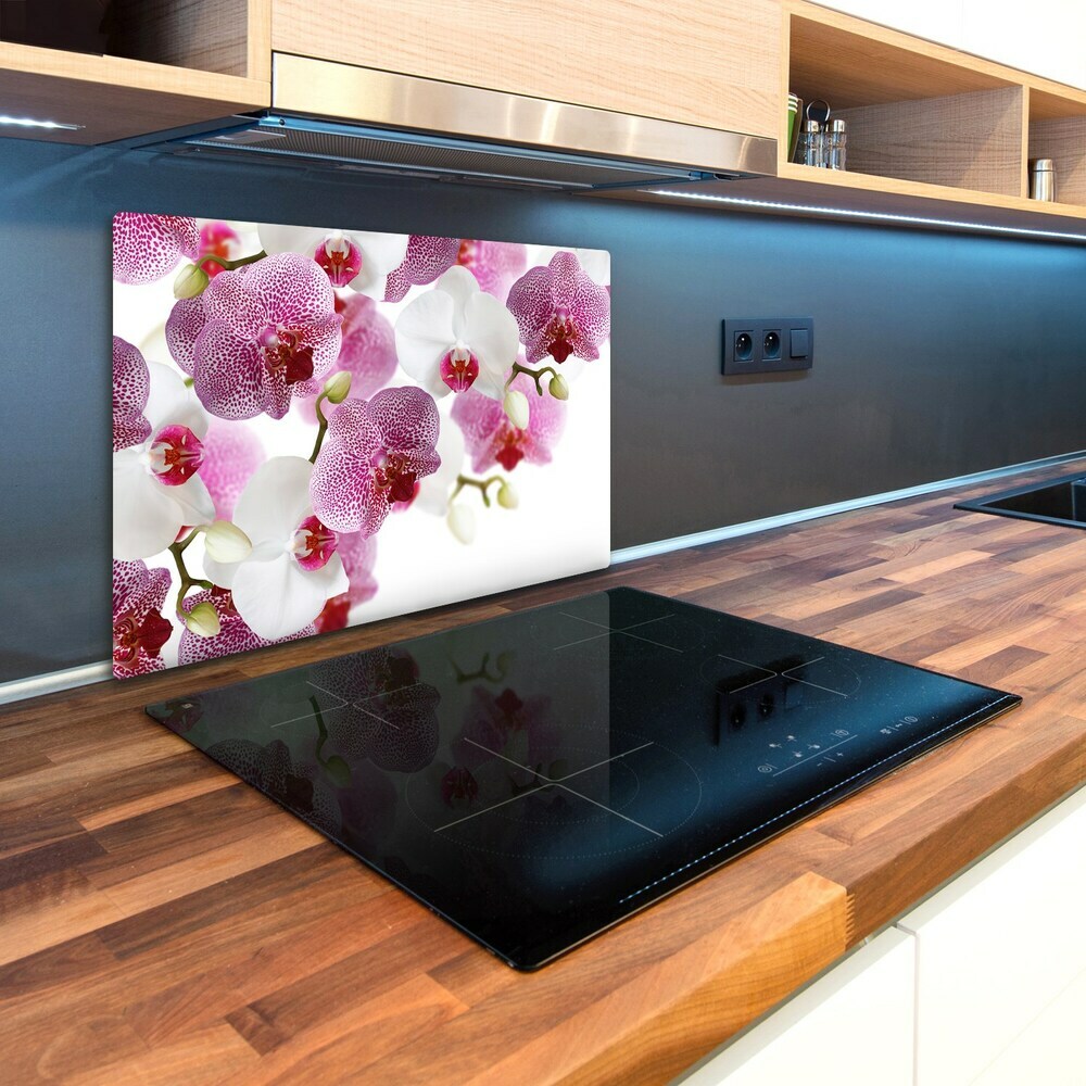 Deska na krájení skleněná Orchidej