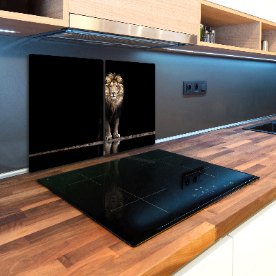 Kuchyňská deska skleněná Portrét lva