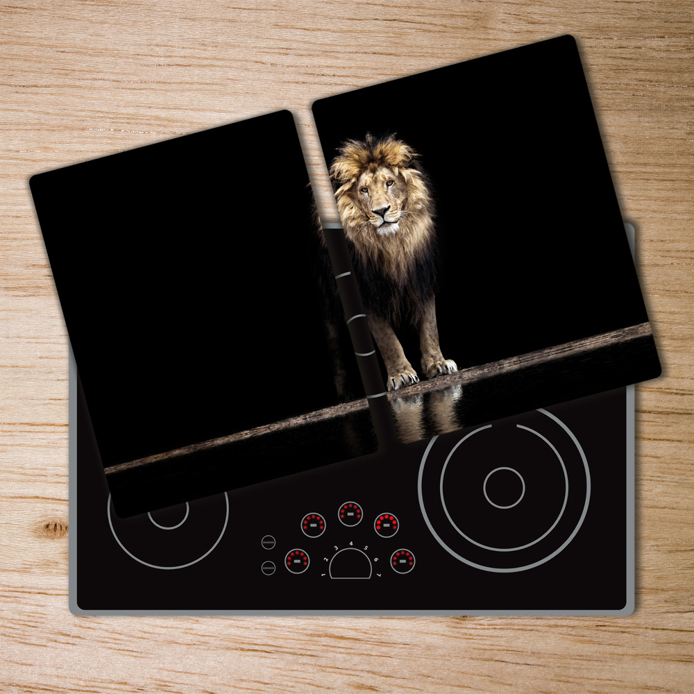 Kuchyňská deska skleněná Portrét lva