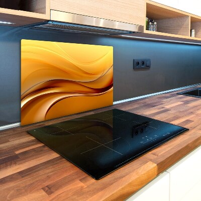 Kuchyňská deska skleněná Vlny pozadí