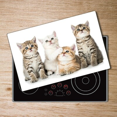 Kuchyňská deska skleněná Malé kočky
