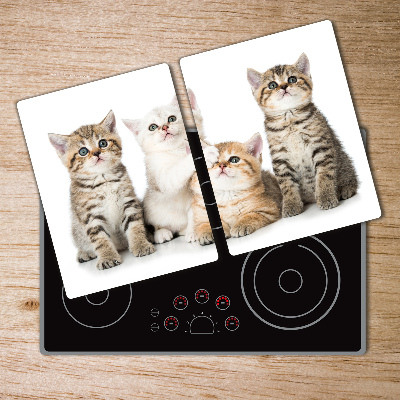 Kuchyňská deska skleněná Malé kočky