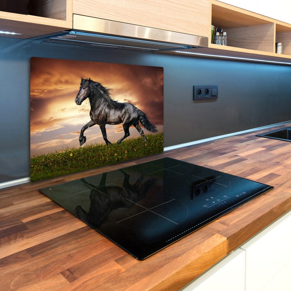 Kuchyňská deska skleněná Cválající kůň