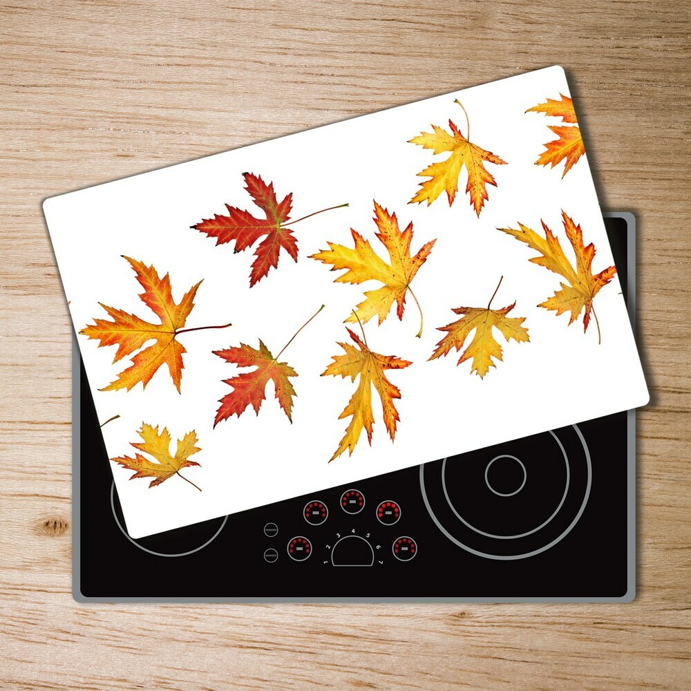 Deska na krájení skleněná Podzimní listí