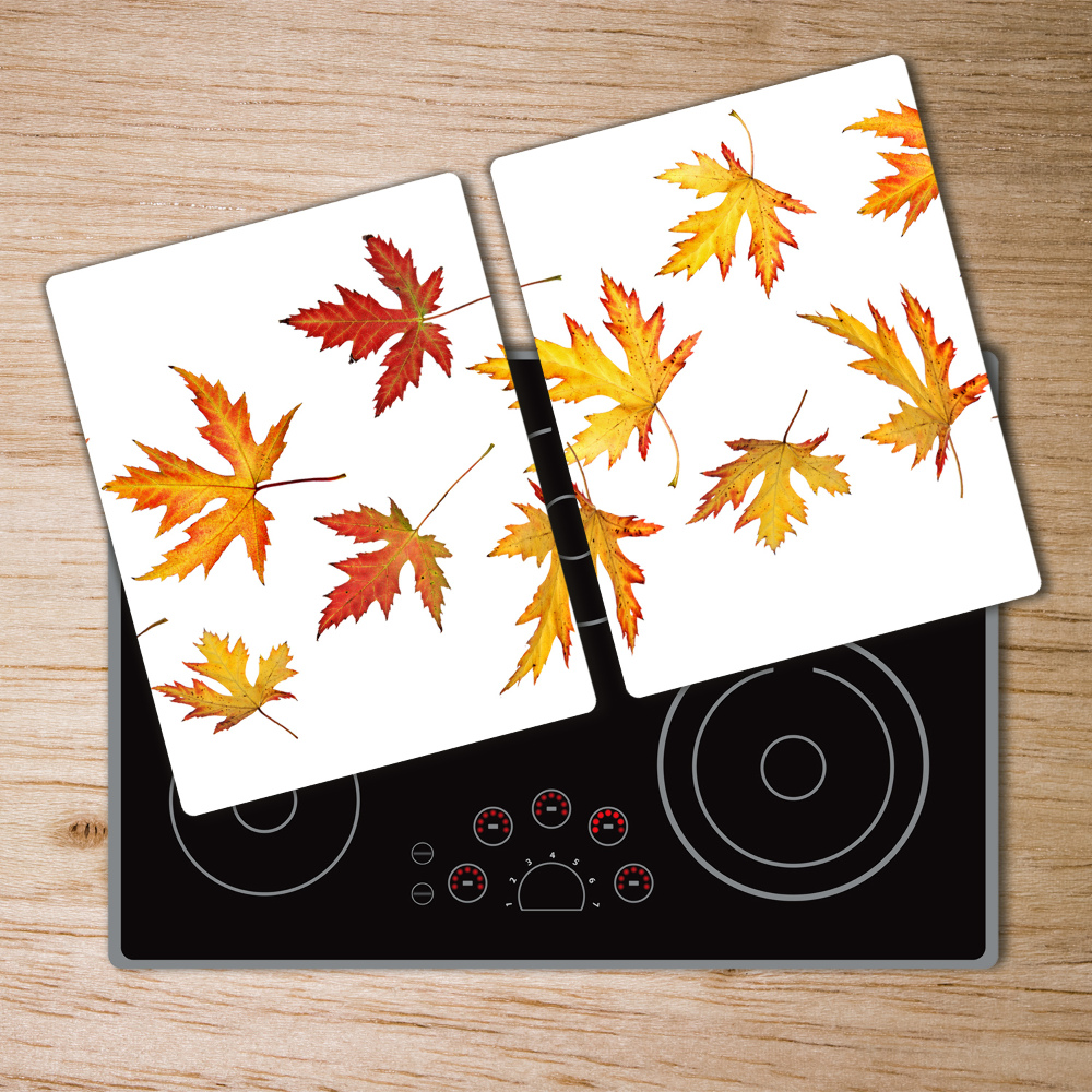 Deska na krájení skleněná Podzimní listí