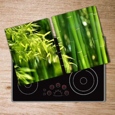 Deska na krájení skleněná Bambus