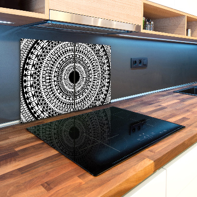 Kuchyňská deska skleněná Ornamenty kruh