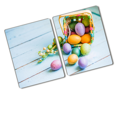 Deska na krájení skleněná Velikonoční vajíčka