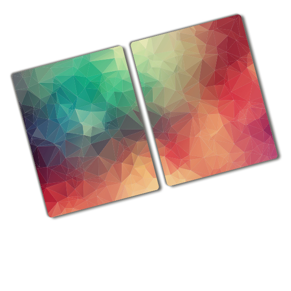 Kuchyňská deska skleněná Geometrické pozadí