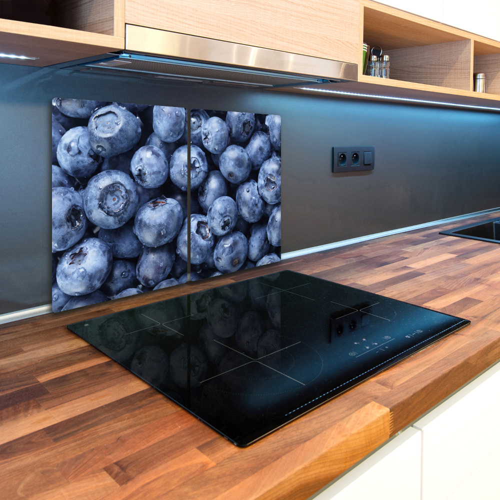 Kuchyňská deska velká skleněná Borůvky