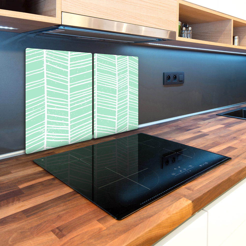 Kuchyňská deska velká skleněná Jedlička vzor