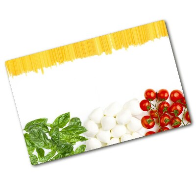 Kuchyňská deska velká skleněná Italská vlajka