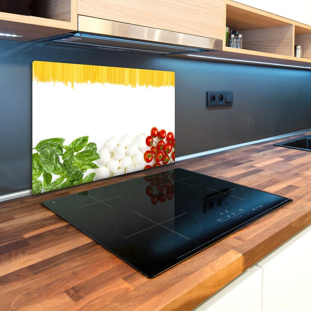 Kuchyňská deska velká skleněná Italská vlajka