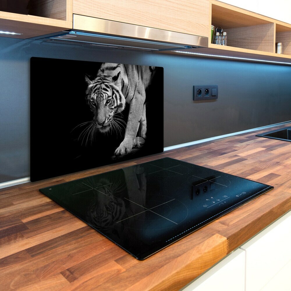 Kuchyňská deska skleněná Tygr