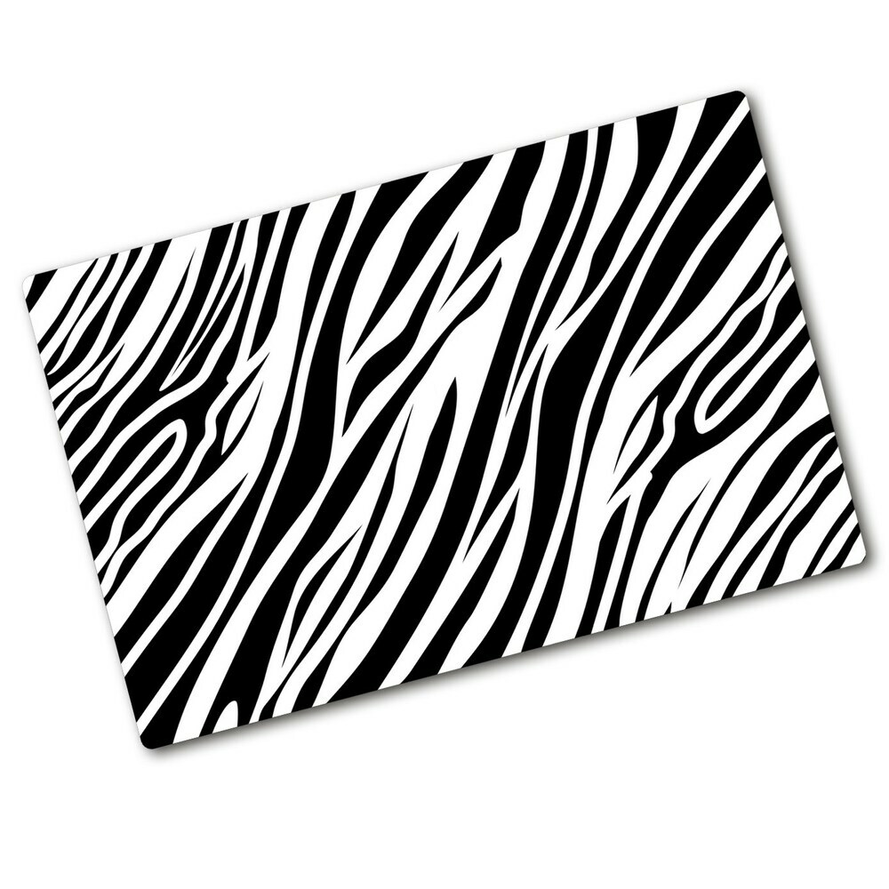 Deska na krájení skleněná Zebra pozadí