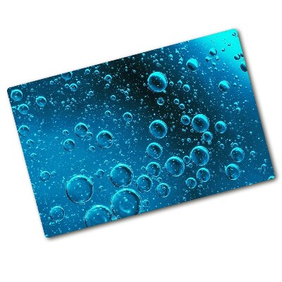 Kuchyňská deska velká skleněná Bubliny pod vodou