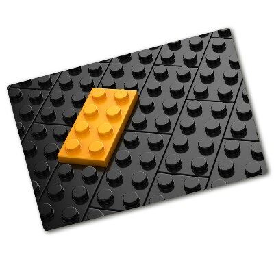 Kuchyňská deska velká skleněná Lego