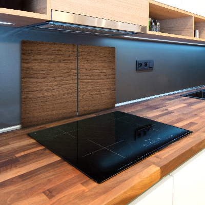 Kuchyňská deska velká skleněná Dřevěné pozadí